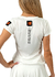 Remera Royal Dry Fit AJPP 10 Años Mujer - Blanco - Mayorista Empire Padel