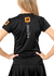 Remera Royal Dry Fit AJPP 10 Años Mujer - Negro - Mayorista Empire Padel