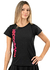 Remera Royal Dry Fit Roma Pro Mujer - Negro/Rosado - comprar online