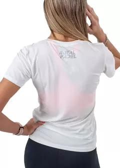 Remera Royal Edificio - Blanco/Lila/Celeste en internet