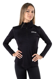 Remera Termica Babolat 1/2 Zip Exercise Mujer