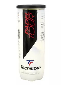 Tubo de Pelotas Tecnifibre Padel Tour x3