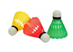 Volante Badminton Plástico x 12 - comprar online