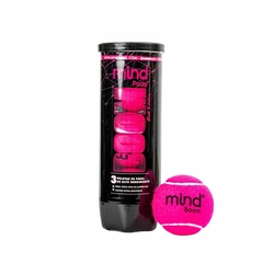 Tubo de Pelotas Mind Padel Boom Pink Edition - comprar online