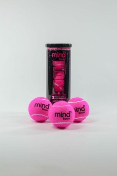 Imagen de Tubo de Pelotas Mind Padel Boom Pink Edition