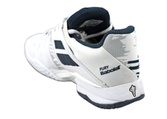 Zapatillas Babolat Propulse Fury All Court White/Estate Blue - Mayorista Empire Padel