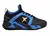 Zapatilla Drop Shot Koa B XT en color negro con detalles en azul y logo dorado, calzado deportivo ideal para pádel