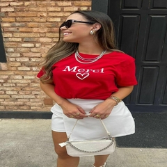 T-shirt Feminina MERCI REF. AU009 - comprar online