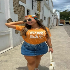 T-shirt Feminina SUNDAY REF. AU006 na internet