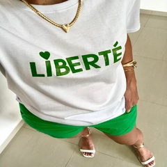 T-shirt Feminina LIBERTÉ REF. AU0010 - Anjo Urbano Oficial