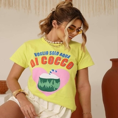 Imagem do T-shirt Feminina DI COCCO REF. AU0022