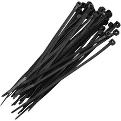 ABRACADEIRA NYLON STARFER 2.5 X 150 C/100 PRETA PACOTE
