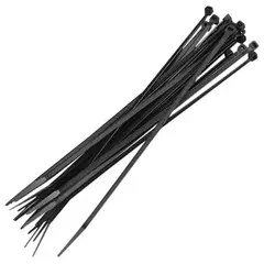 ABRACADEIRA NYLON STARFER 4.8 X 200 C/100 PRETA