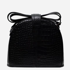 Bandolera Regina grabado croco - comprar online