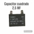 Capacitor Cuadrado 2.5 MF