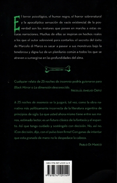 25 NOCHES DE INSOMNIO - MARCELO DI MARCO - comprar online