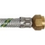 Manguera Para Gas Flexible De Aluminio 60cm Salida 3/8"X3/8" (Alugas)-MAGG-A060