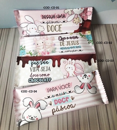 Adesivos para Barra de Chocolate Páscoa