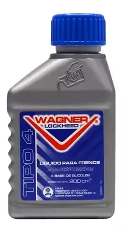 Liquido de freno Wagner Lockheed - 200cc - Tipo 4