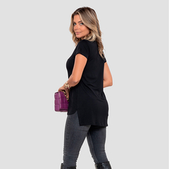 Blusa Feminina Academia Camiseta Longa Sobre Legging Tapa Bumbum na internet