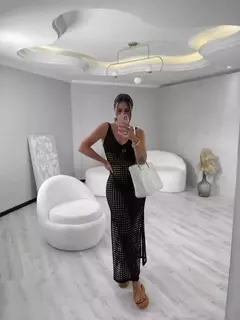 Saída De Praia Vestido Crochê Alongado Cores Verão - The UNI