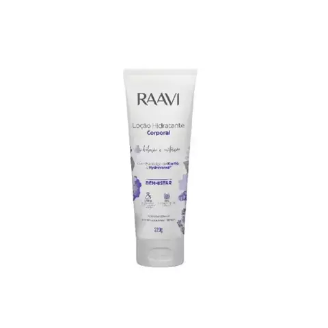 Loção Hidratante Corporal Bem Estar Raavi 220g