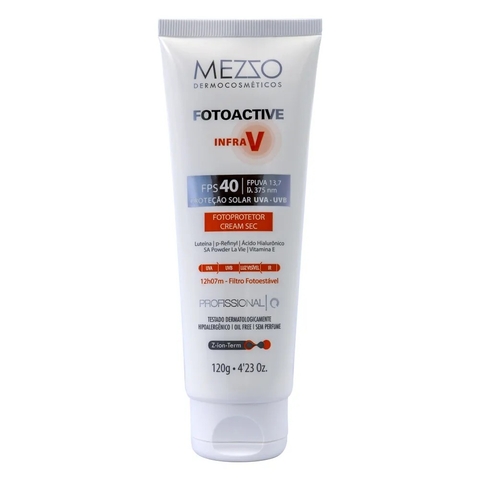 Sérum Facial Raavi Nano Retinol + Protetor FPS 40 todos os tipos de pele Mezzo - 120g