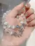 1 pieza Pulsera de colores de gato ojo & piedra de luna & con cuentas de cristal campanas para mejores amigos