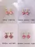 Pendientes largos con corazón