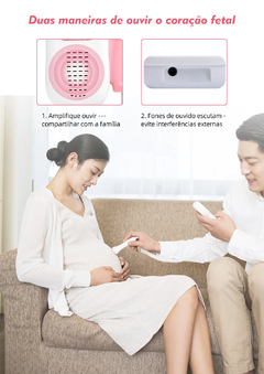MONITOR DE FREQUENCIA CARDIACA PROFISSIONAL PARA GESTANTES-DOPPLER FETAL