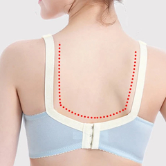 Sutiã para amamentação, maternidade feminina sem fio, roupa íntima para amamentação