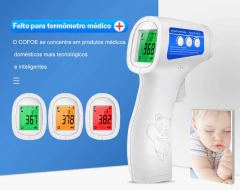 Imagem do Termômetro digital infantil, infravermelho temperatura corporal