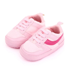 Sapatos de bebê recém-nascido meninos sapatilha meninas dois primeiros passos 0-18 meses