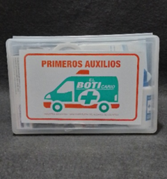 Botiquin Nº 2 estuche plastico semitransparente