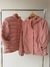 Campera 2 en 1 rosa viejo