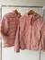 Campera 2 en 1 rosa viejo - comprar online