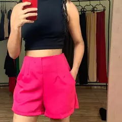 SHORT ALFAIATARIA ZARA - ROSA