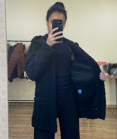 CASACO TEDDY - PRETO - comprar online