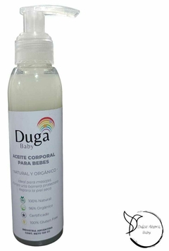 Aceite corporal para bebes válvula