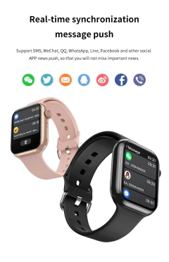 Impermeável Amoled tela relógio inteligente para homens e mulheres, relógio IWO 9, NFC, BT Call, freqüência cardíaca, esportes, carregamento sem fio, 450mAh, novo - loja online