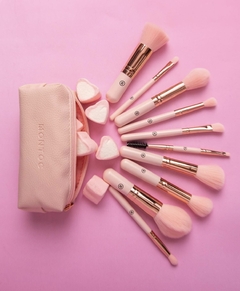 Kit mini Brochas Viajero Rosado