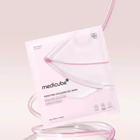 PDRN Pink Collagen Gel Mask | Mascarilla facial de gel nocturna MEDICUBE 28 g