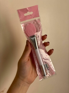 Brocha de silicona con pincel - tienda online