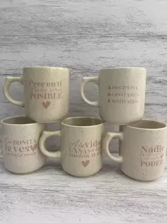 TAZA FRASE JASPEADA - comprar online
