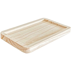 BANDEJA RECTANGULAR DE MADERA - comprar online