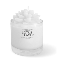 VELA LOTUS WHITE FLOWERS - comprar online
