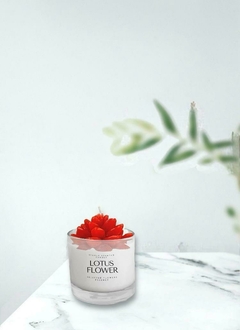 VELA LOTUS RED FLOWERS