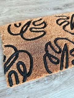 FELPUDO DE COCO "HOJAS"