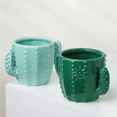 MACETA CACTUS DE CERAMICA - comprar online