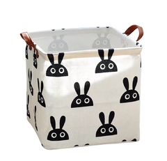 CESTO DE TELA ESTAMPADO MULTIUSOS - ID+deco